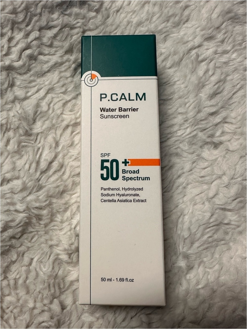 New In Box P.Calm Water Barrier SPF 50+ Broad Spectrum Sunscreen 50ml